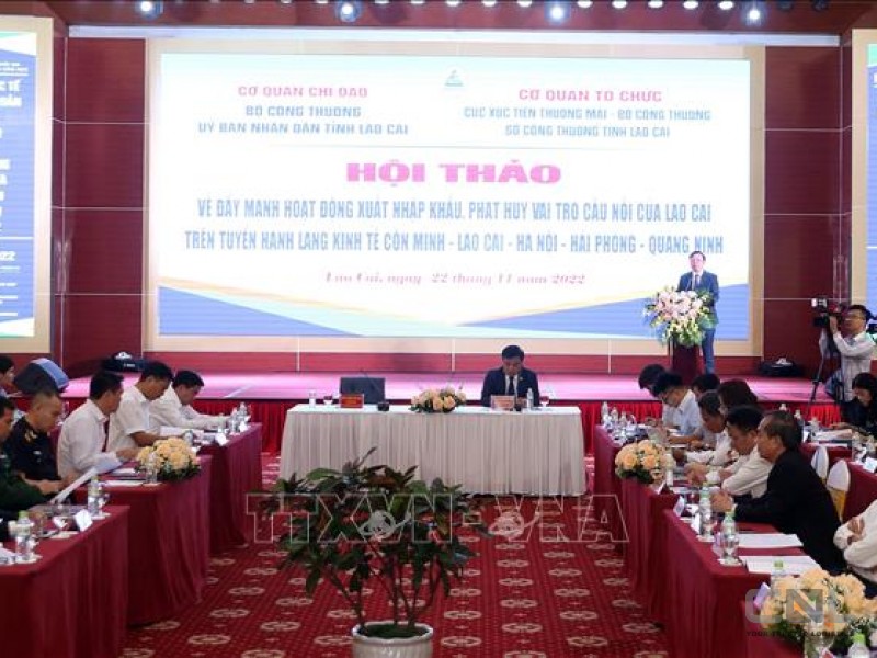 Development of logistics centers in Lao Cai to promote import and export